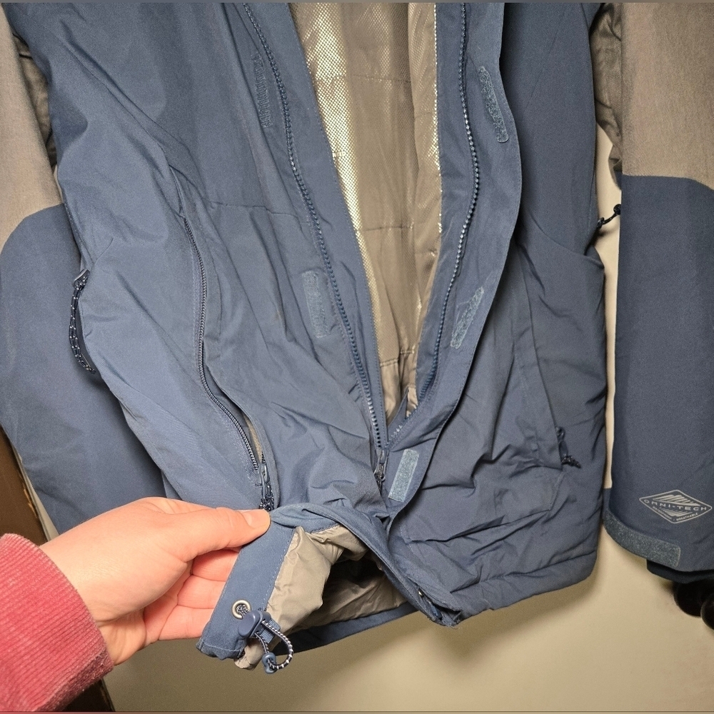 Columbia Omni-Heat Insulated Waterproof Men's size Small Jacket Blue - Picture 7 of 11